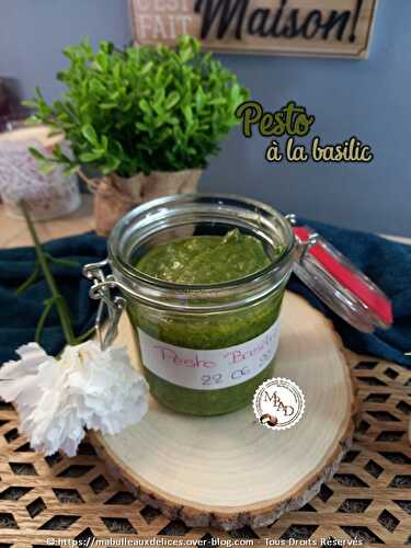 Pesto au basilic