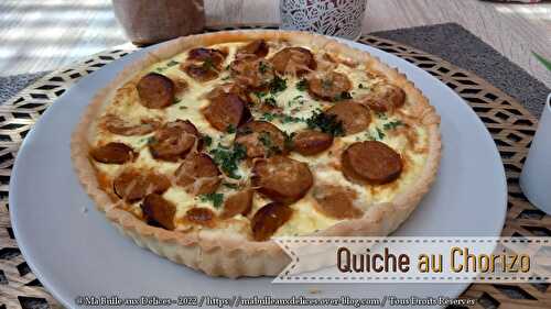 Quiche au chorizo