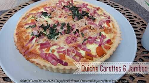 Quiche Carottes et Jambon