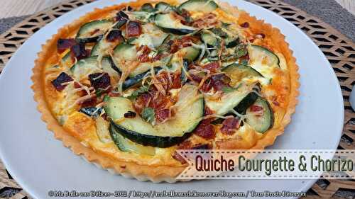 Quiche Courgettes et Chorizo