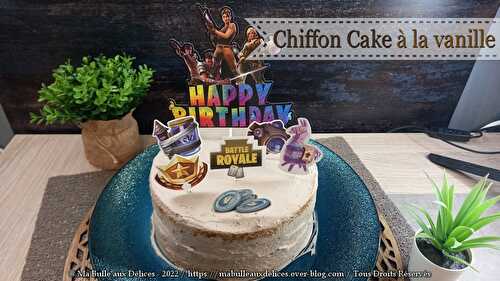 Chiffon Cake à la vanille