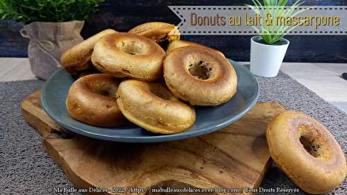 Donuts au lait et mascarpone