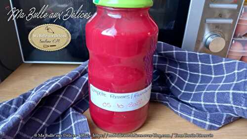 Compote Pommes framboises