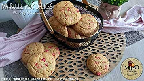 Cookies au pralines roses