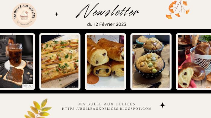 Newsletter du 12 février 2023