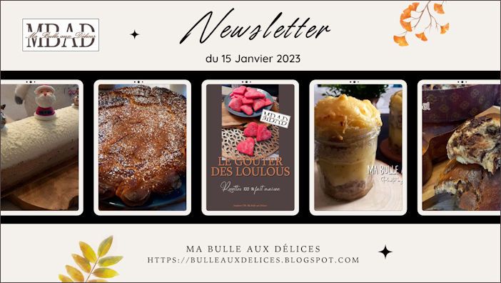 🐞Newsletter du 15 Janvier 2023🐞