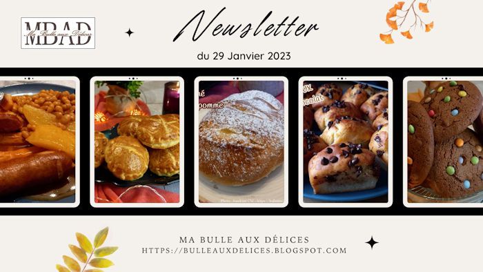 🐞Newsletter du 29 Janvier 2023🐞