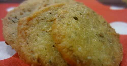 Biscuits salés aux graines
