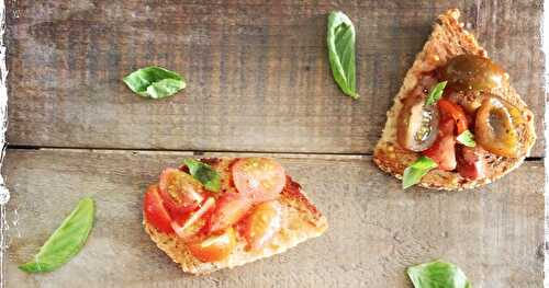 Bruschetta aux tomates (j-6)