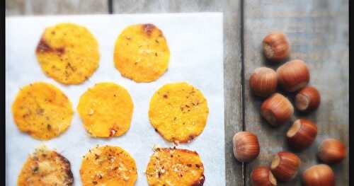 "Chips" de courge butternut (enfin pas vraiment mais un peu quand même)