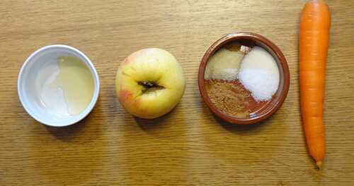 Compote aux carottes et aux pommes