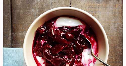 Compote de cerises