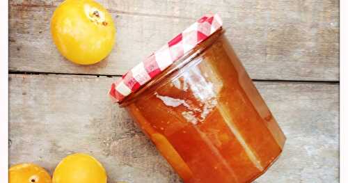 Confiture de prunes jaunes