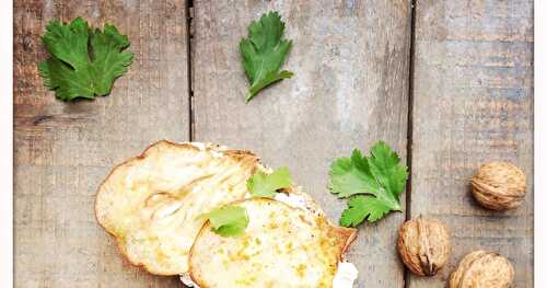 Crostini aux poires