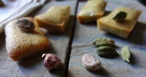 Financiers pistache/fleur d'oranger