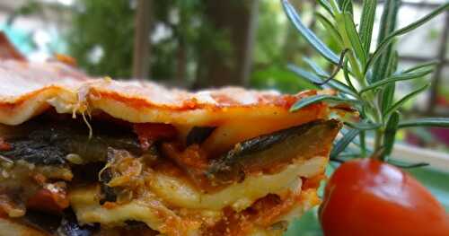 Lasagnes aux légumes confits