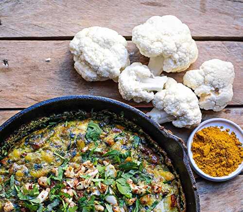 Ma frittata au chou-fleur