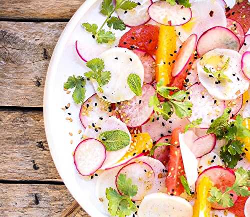 Ma salade d'agrumes et radis noir