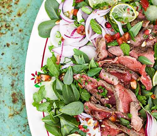 Ma salade de boeuf comme en Thaïlande