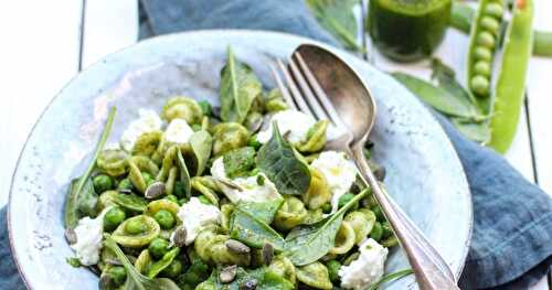 Ma salade de pâtes aux légumes verts