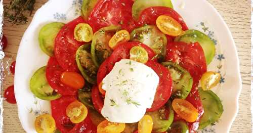 Ma salade de tomates (recette revencharde)