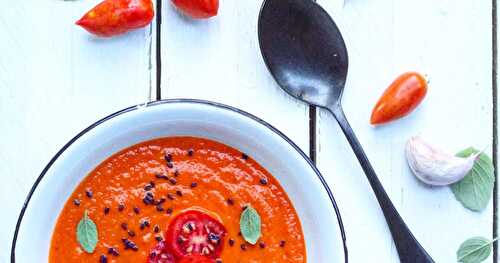 Ma soupe aux tomates rôties