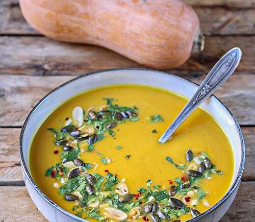 Ma soupe de courge aux épices