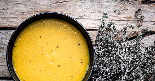 Ma soupe de courge et lentilles corail