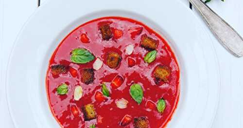 Ma soupe de fraises (recette en trompe-l'oeil)