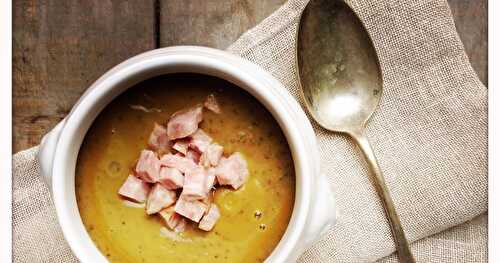 Ma soupe de lentilles à la saucisse de Morteau