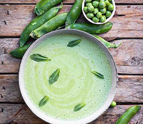 Ma soupe de petits pois et ricotta