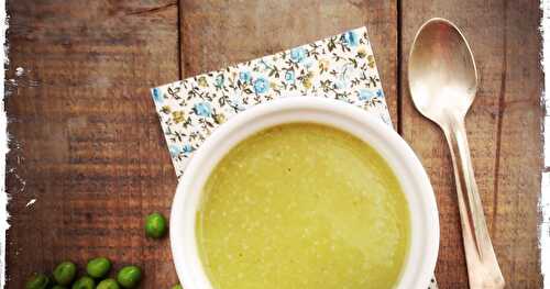 Ma soupe de petits pois sans petits pois (recette magique!)