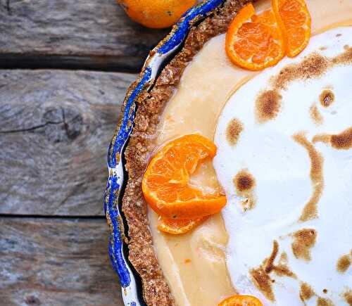 Ma tarte à la mandarine meringuée