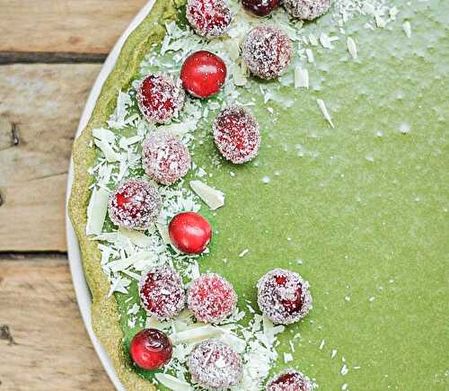 Ma tarte au chocolat blanc et au matcha