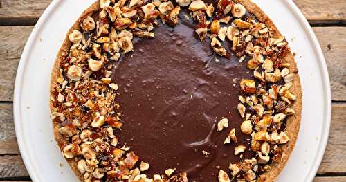 Ma tarte chocolat/noisettes