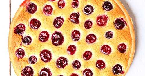 Ma tarte "financier" aux cerises 