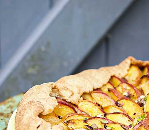 Ma tarte rustique aux nectarines