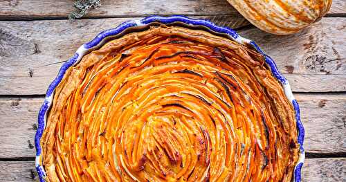 Ma tarte spirale à la courge 