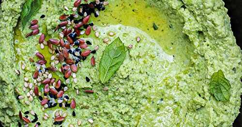 Ma tartinade de petits pois et ricotta