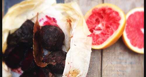Mes betteraves en papillote