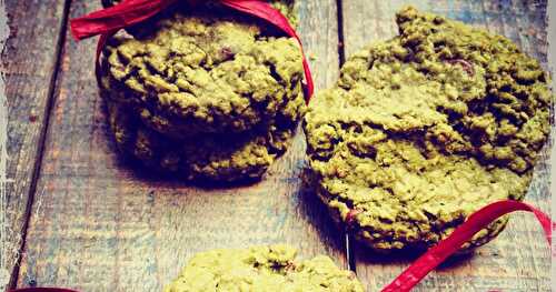 Mes cookies avoine/ matcha