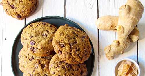 Mes cookies gingembre/chocolat