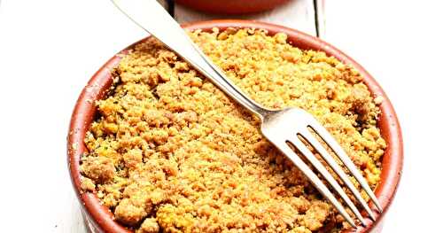 Mes crumbles aux patates douces