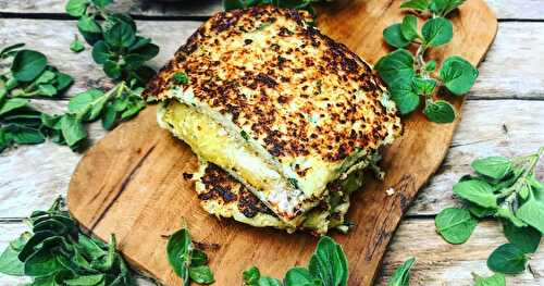 Mes grilled cheese au chou-fleur