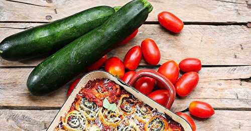 Mes lasagnes roulées aux courgettes