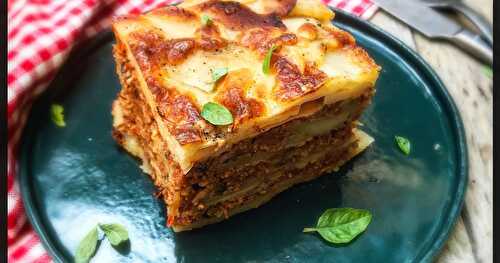 Mes lasagnes sans pâtes mais pas sans patates