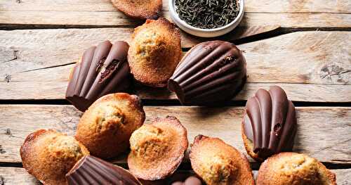 Mes madeleines Earl Grey et chocolat