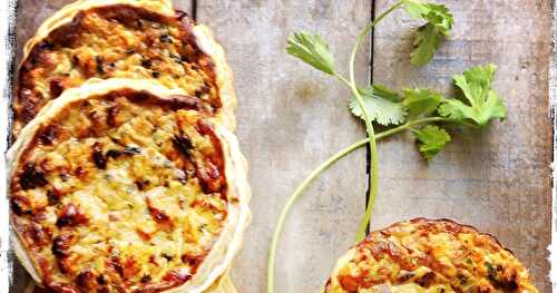 Mes petites quiches aux restes de tajine