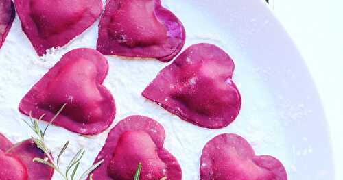 Mes ravioli de Saint-Valentin 