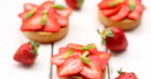 Mes tartelettes aux fraises